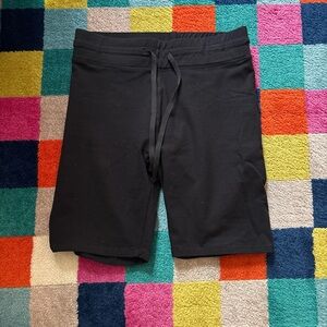 Free People Black Athletic Drawstring Shorts